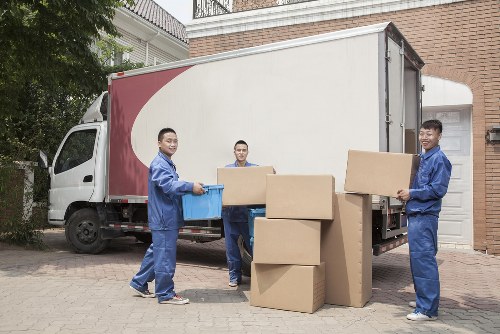 Customer service team discussing a move